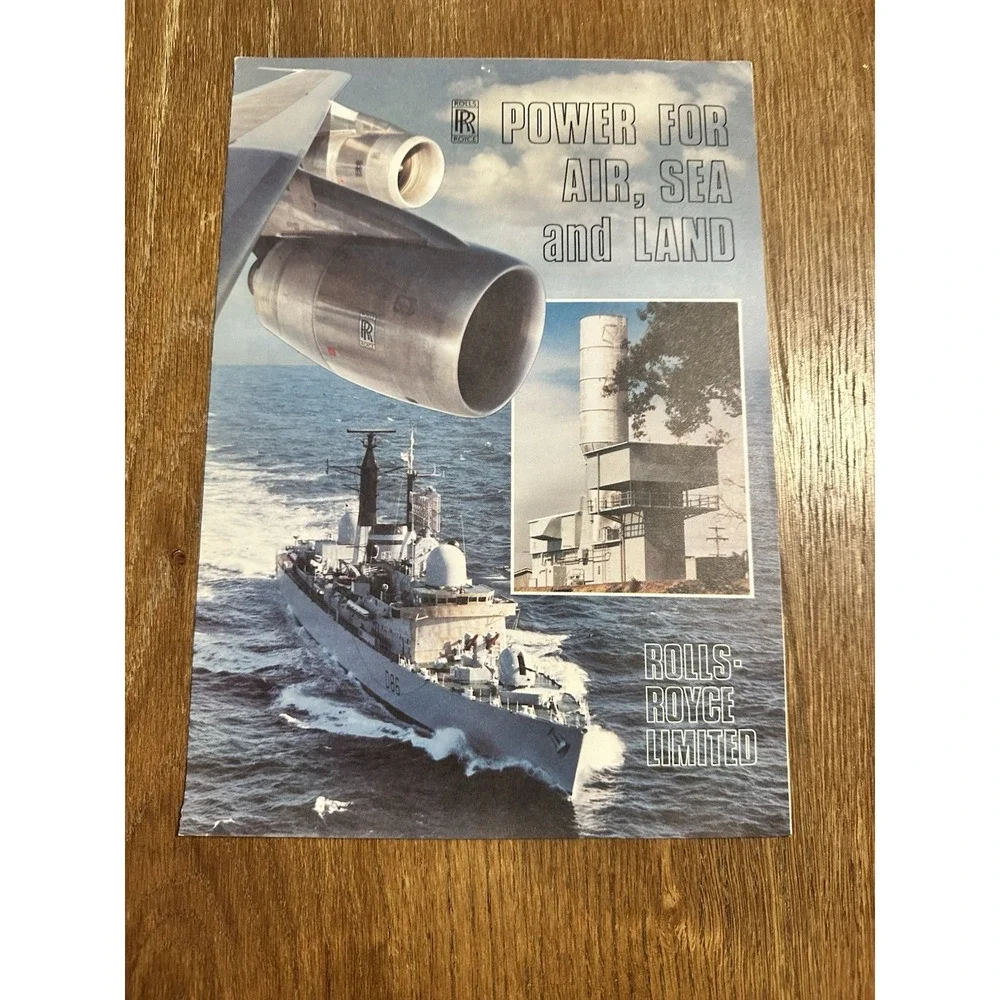 ROLLS ROYCE Technology Aviation Publicity Brochure Dec 1978